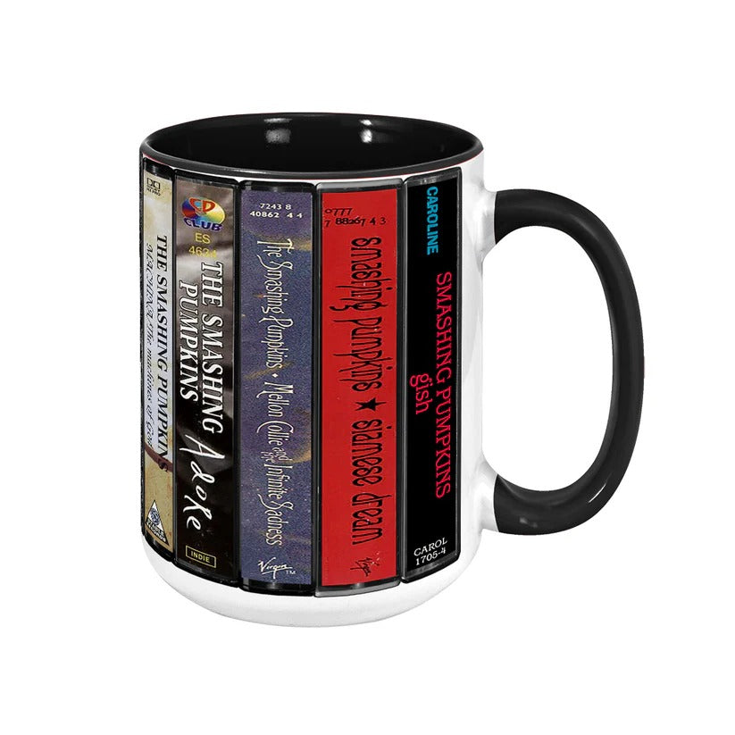 Retro Cassette Accent Mug Featuring The Smashing Pumpkins Music GradoCreations