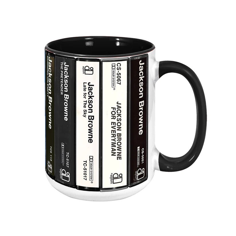Jackson Browne Cassette Mug Retro Ceramic Drinkware Gift GradoCreations