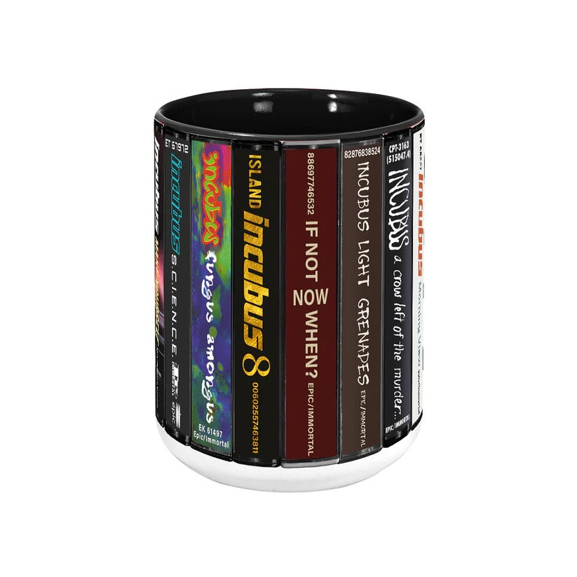 Incubus Album Cassette Accent Mug Unique Gift for Music Lovers GradoCreations