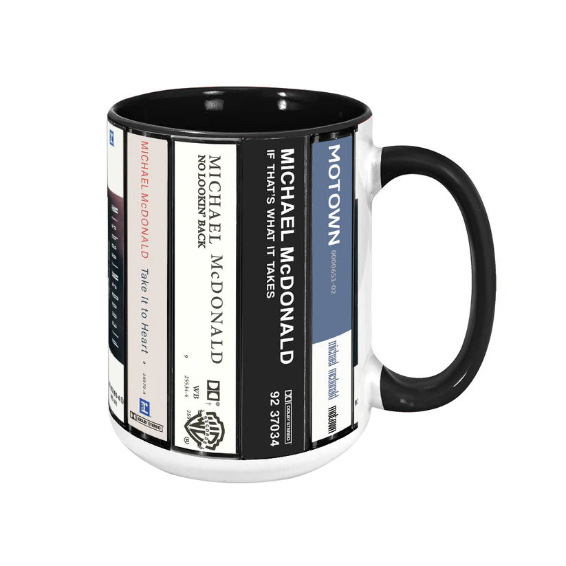 Retro Accent Mug Michael McDonald Cassette Design Gift GradoCreations