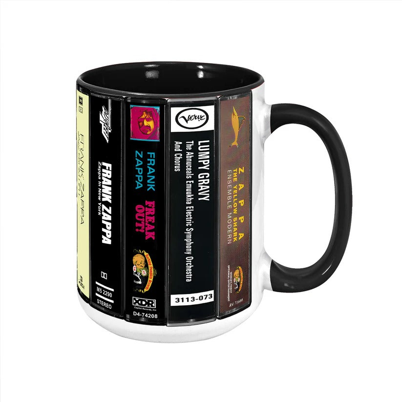 Frank Zappa Cassette Design Accent Mug Retro Gift Idea GradoCreations