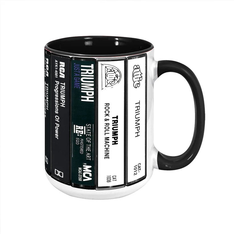 Triumph Cassette Collection Accent Mug Retro Gift GradoCreations