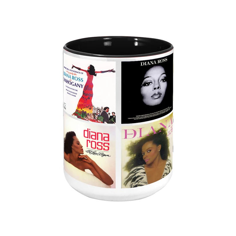 Diana Ross Retro Album Cover Ceramic Mug Gift for Music Lovers GradoCreations