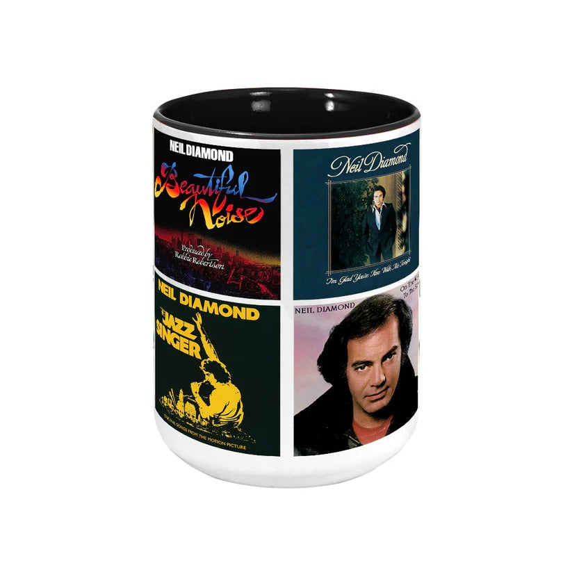 Neil Diamond Albums Cover Retro Ceramic Accent Mug Gift GradoCreations
