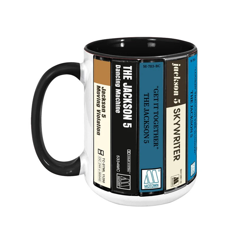 Jackson 5 Retro Accent Mug Ceramic Gift for Music Lovers GradoCreations