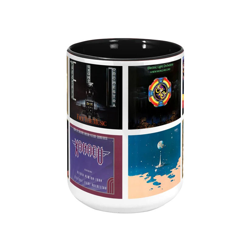 Electric Light Orchestra Retro Accent Mug Classic Album Art Ceramic Gift GradoCreations