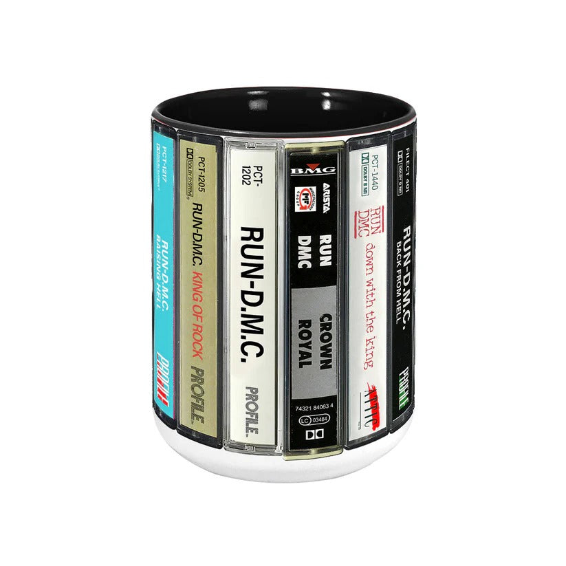 Run-D.M.C. Cassette Retro Accent Mug Gift for Music Lovers GradoCreations
