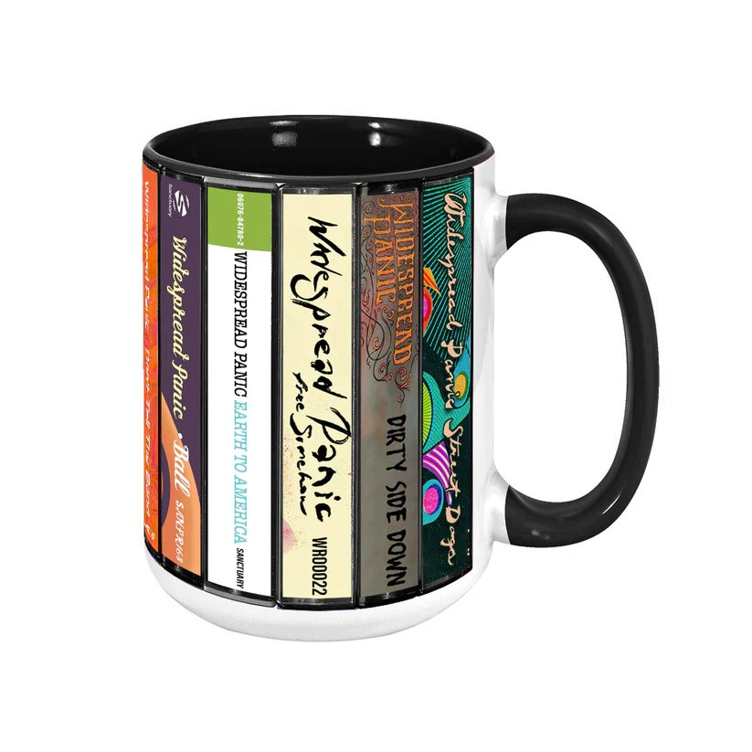Widespread Panic Cassette Collection Accent Mug | Retro Gift GradoCreations