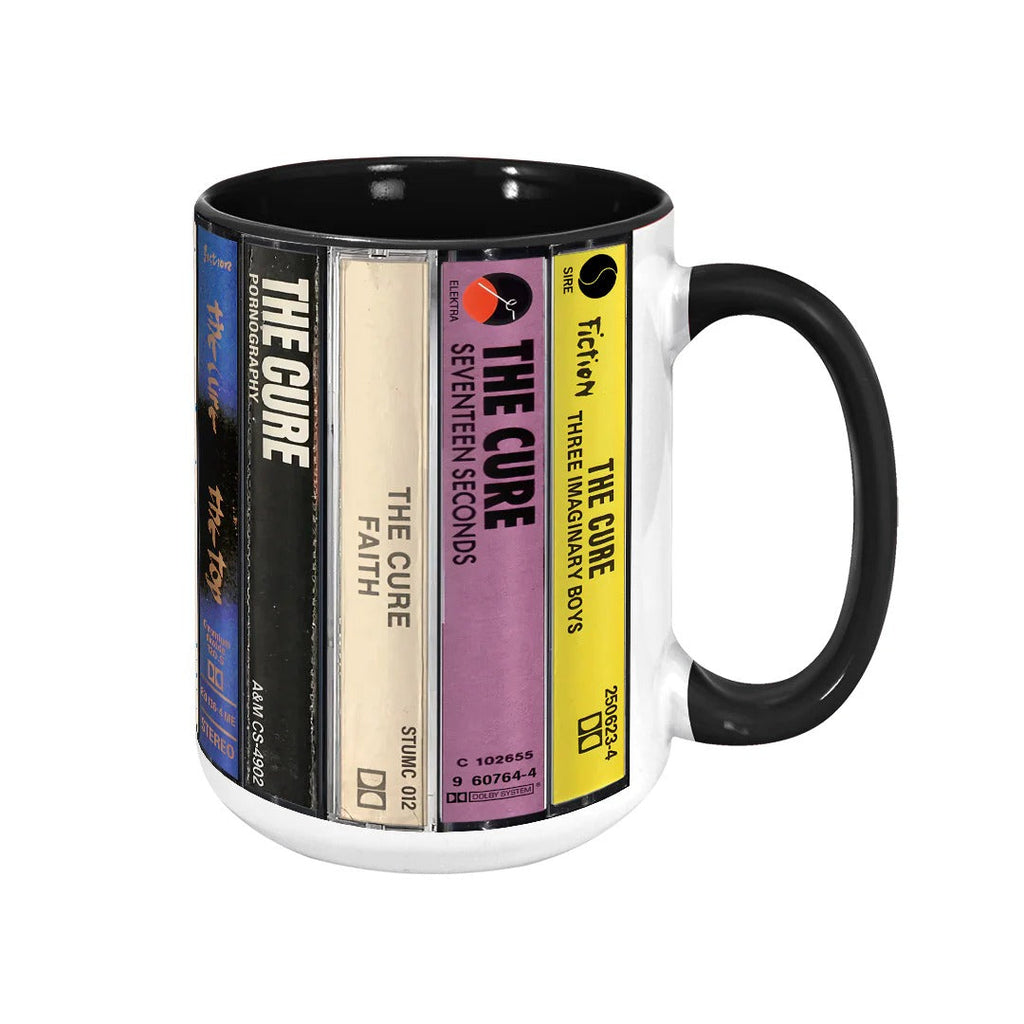 Retro Cassette Accent Mug The Cure Collection Ceramic Gift GradoCreations