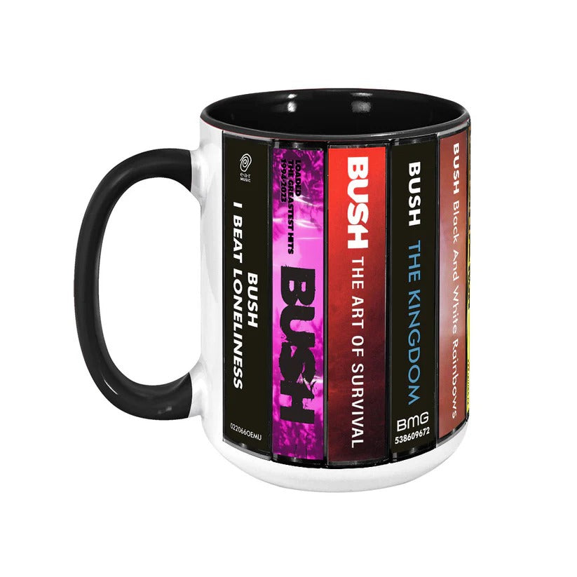 Retro Cassette Accent Mug High-Quality Ceramic Music Gift GradoCreations