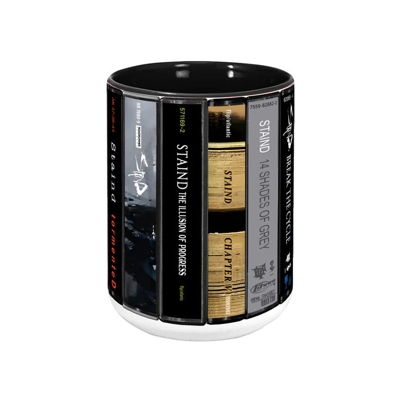 Retro Cassette Accent Mug Stylish Gift for Music Lovers GradoCreations