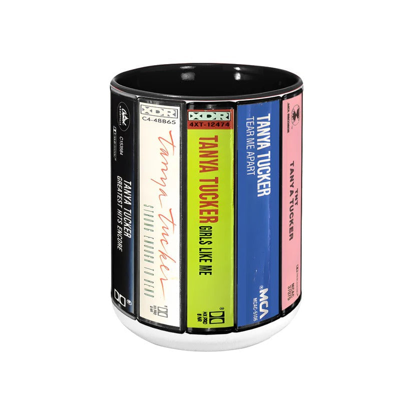 Tanya Tucker Retro Cassette Accent Mug for Music Lovers GradoCreations