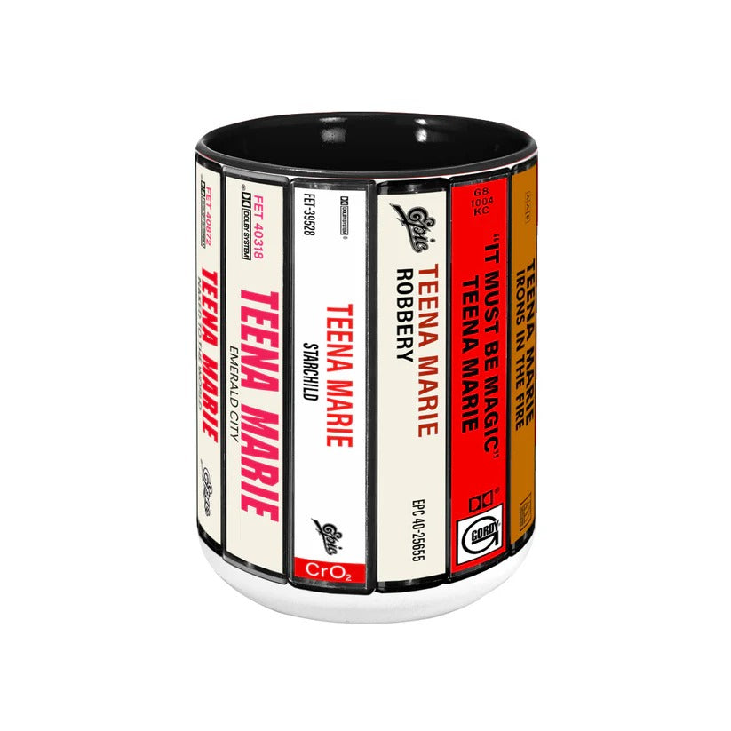 Teena Marie Cassette Collection Accent Mug Retro Gift GradoCreations