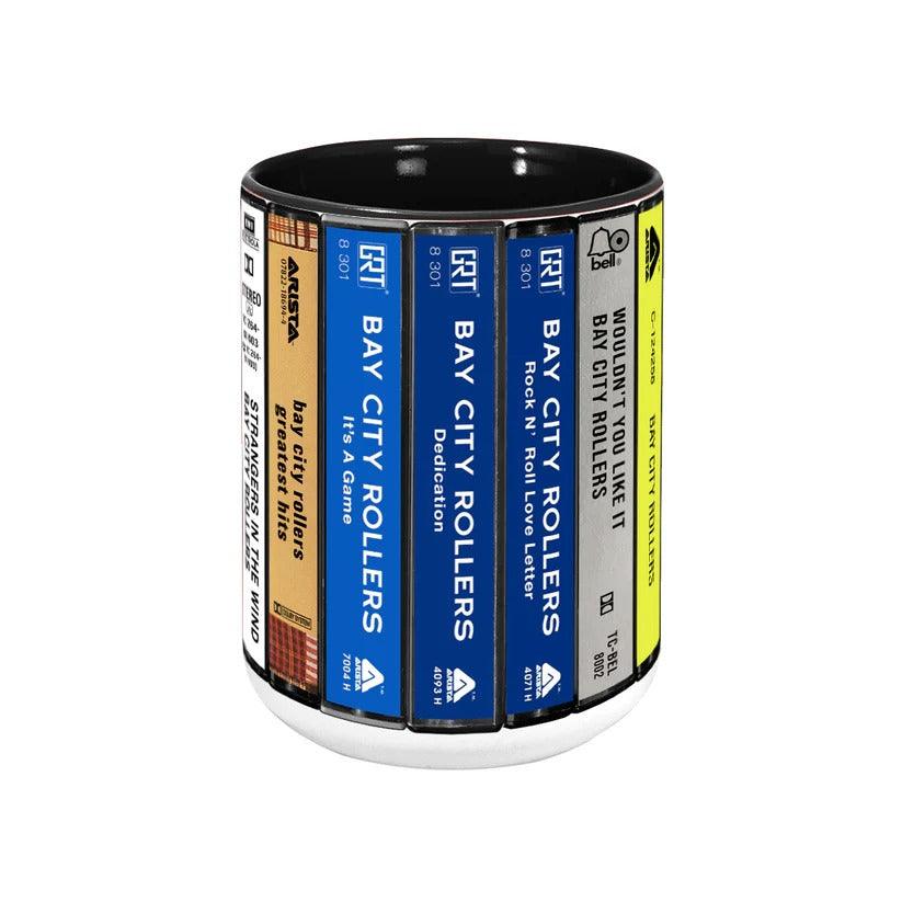 Bay City Rollers Retro Accent Mug Ceramic Cassette Gift GradoCreations