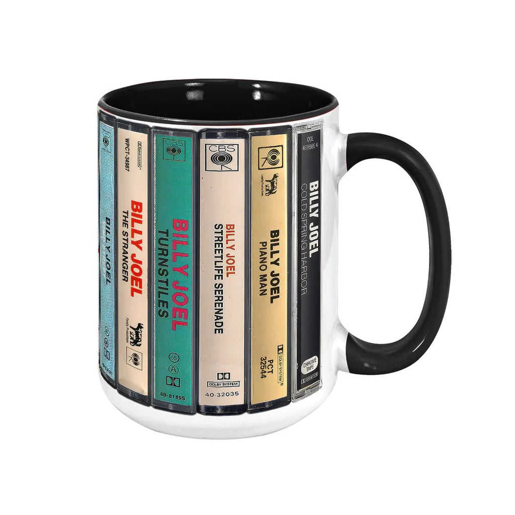 Billy Joel Cassette Accent Mug Retro Gift for Music Lovers GradoCreations