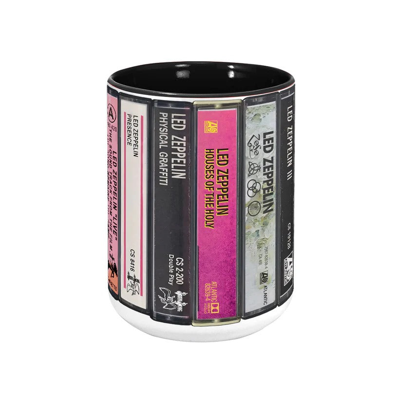 Led Zeppelin Retro Accent Mug Ceramic Drinkware Gift for Music Lovers GradoCreations
