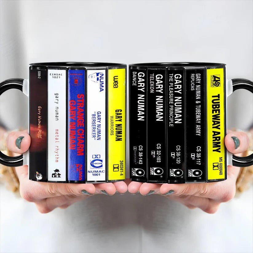 Retro Cassette Accent Mug for Music Lovers | Gift Idea GradoCreations