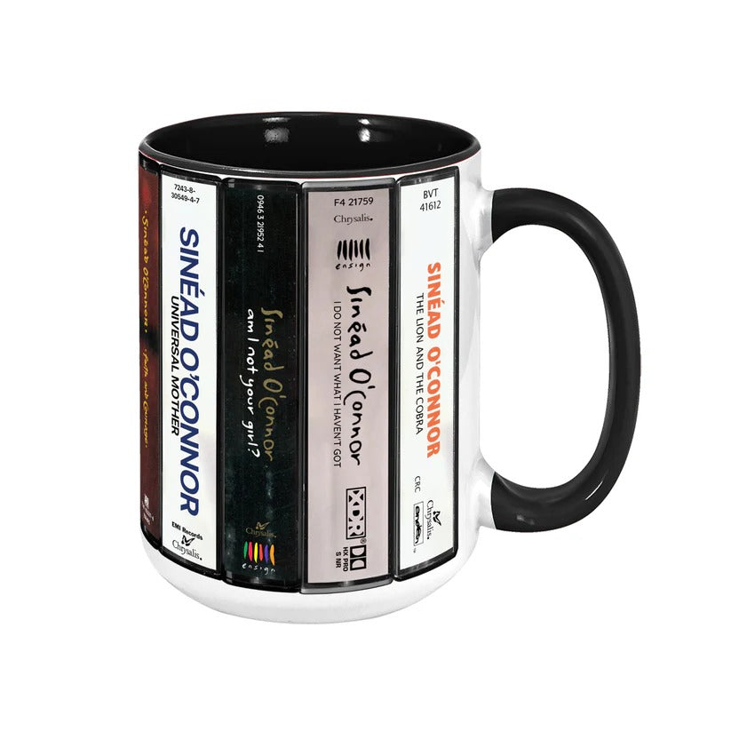Sinéad O'Connor Cassette Accent Mug Retro Drinkware Gift GradoCreations