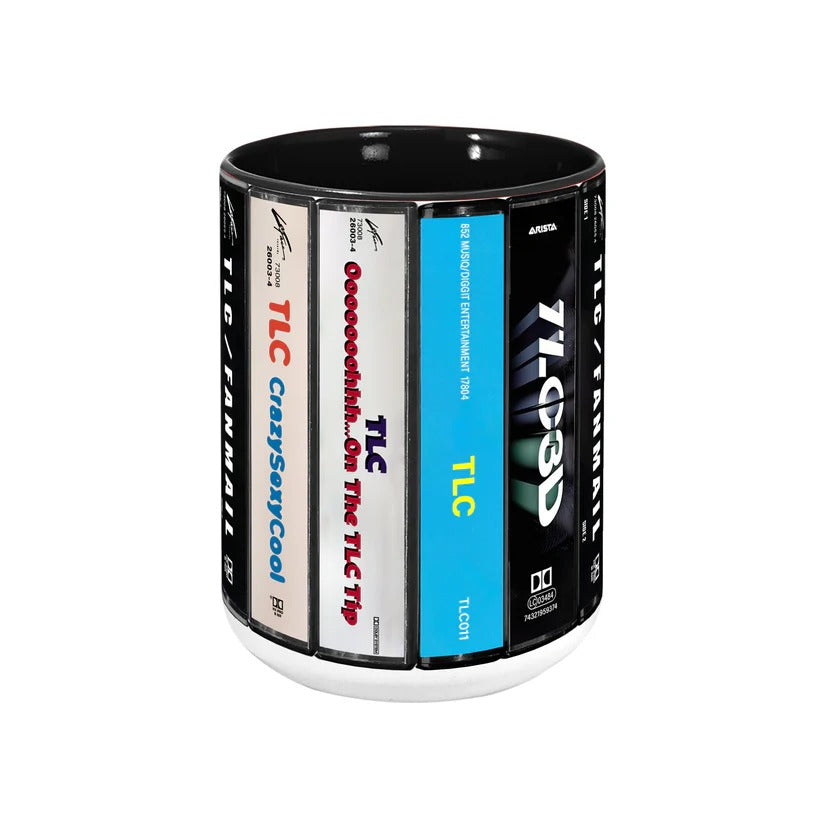 TLC Cassette Mug Ceramic Drinkware Gift for Music Lovers GradoCreations