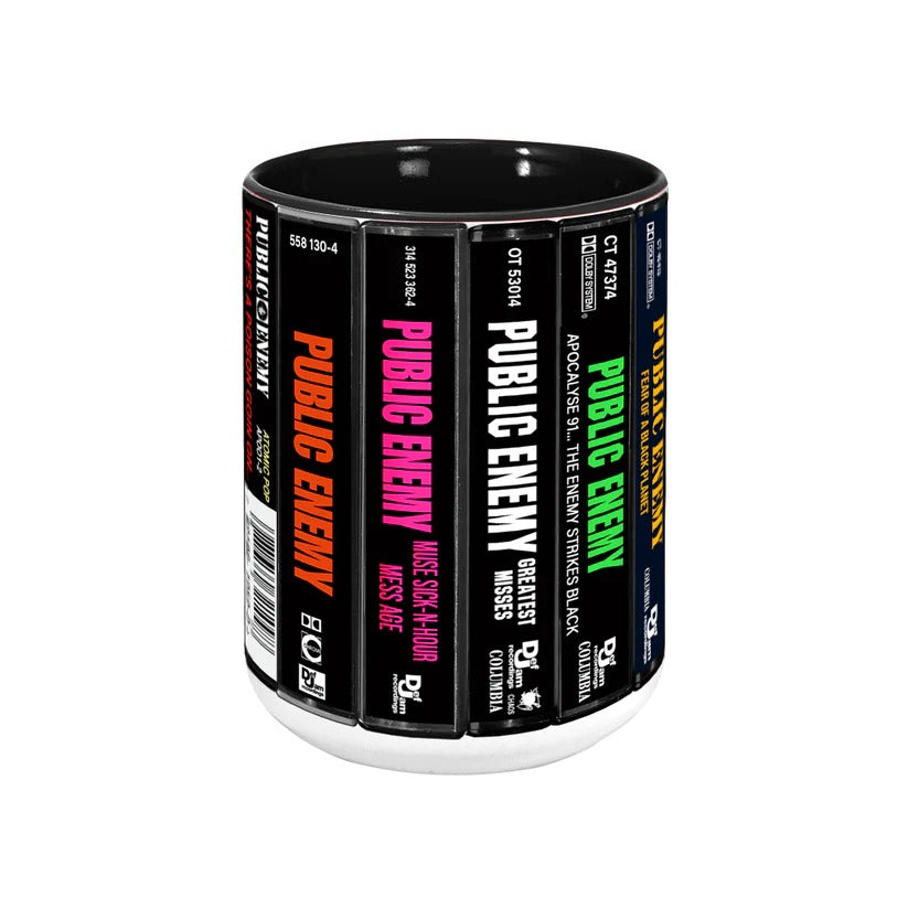 Retro Public Enemy Cassette Accent Mug Ceramic Drinkware GradoCreations