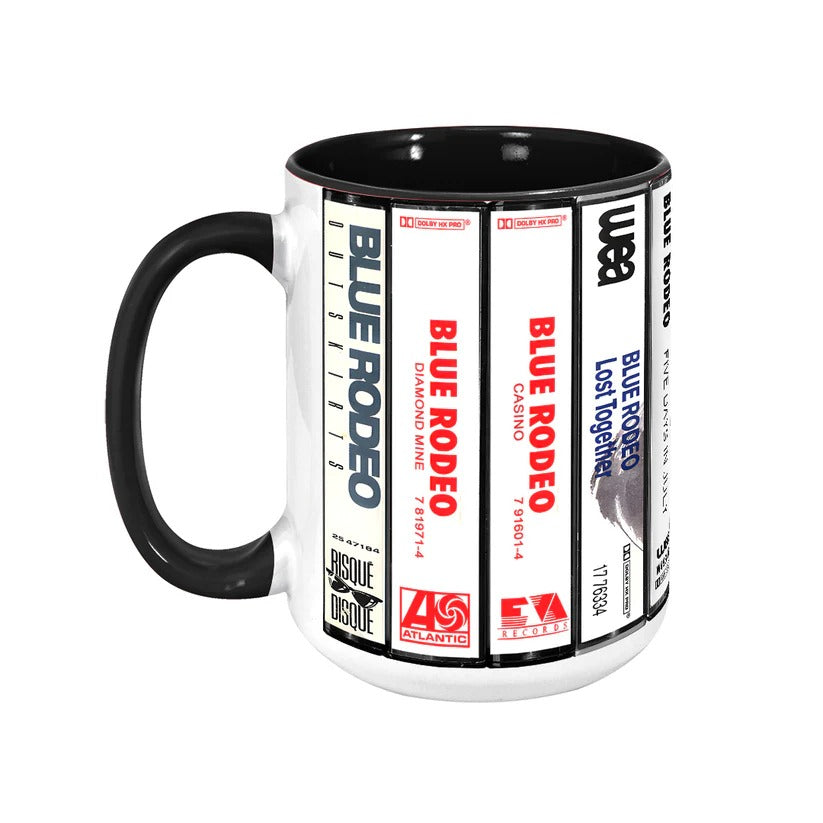 Blue Rodeo Cassette Accent Mug Ceramic Drinkware Gift for Music Lovers GradoCreations