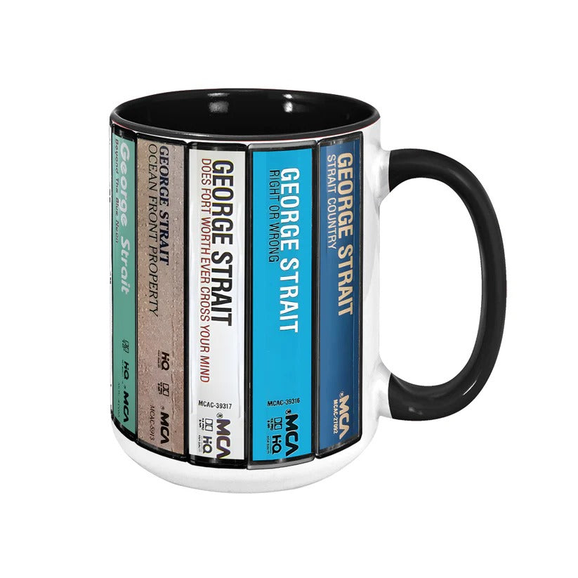 Retro Cassette Accent Mug for Music Lovers | Ceramic Drinkware GradoCreations