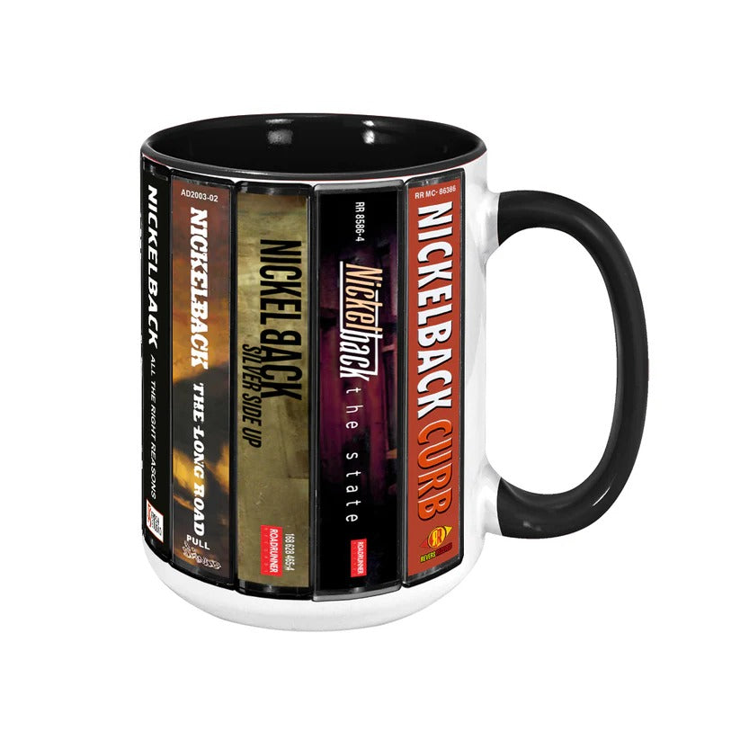 Nickelback Cassette Collection Accent Mug | Vintage Music Gift GradoCreations