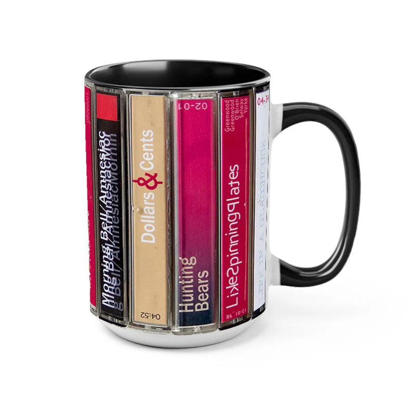 Radiohead Amnesiac Album Cassette Mug Retro Accent Gift GradoCreations
