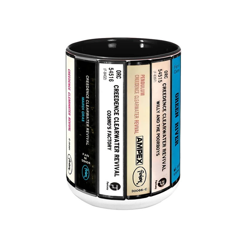 Retro Creedence Clearwater Revival Cassette Accent Mug Gift GradoCreations