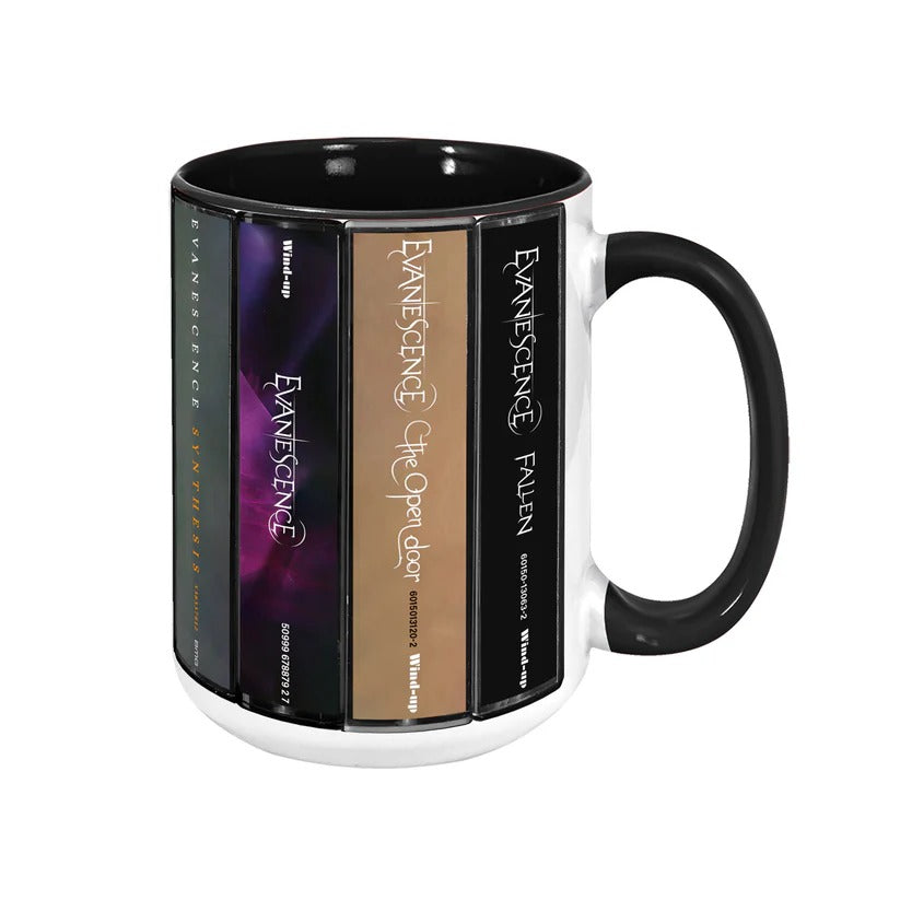 Evanescence Cassette Collection Ceramic Accent Mug Gift GradoCreations