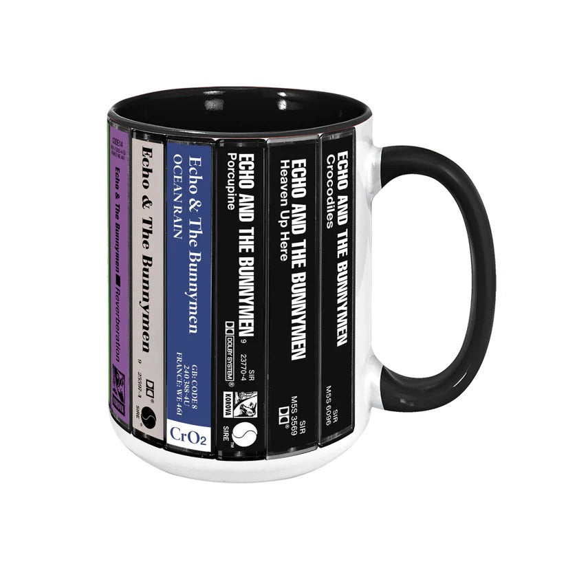 Echo & The Bunnymen Cassette Collection Ceramic Mug Gift GradoCreations