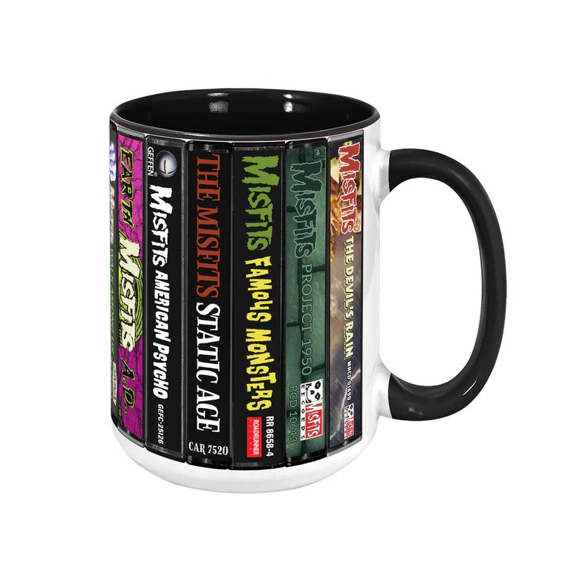 Retro Misfits Cassette Accent Mug Unique Gift for Music Lovers GradoCreations