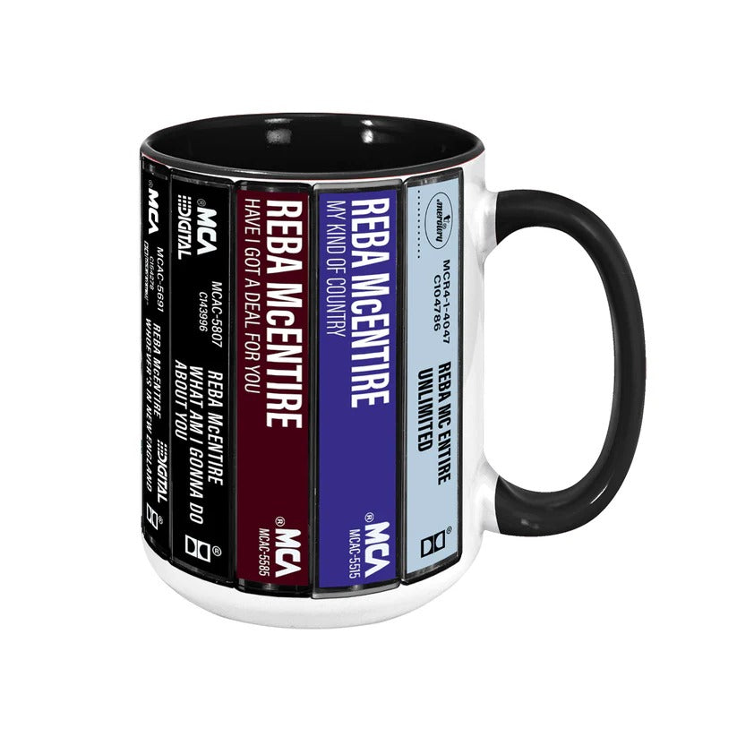 Reba McEntire Retro Cassette Accent Mug Custom Gift GradoCreations