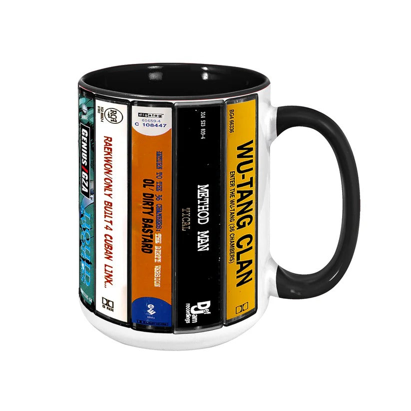 Retro Wu-Tang Clan Cassette Accent Mug Gift for Music Lovers GradoCreations