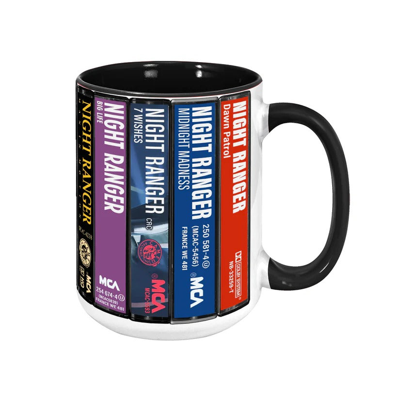 Personalized Retro Cassette Accent Mug Gift for Music Lovers GradoCreations