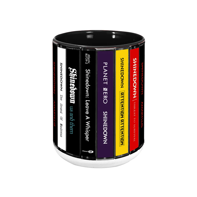 Retro Shinedown Cassette Accent Mug for Music Lovers GradoCreations
