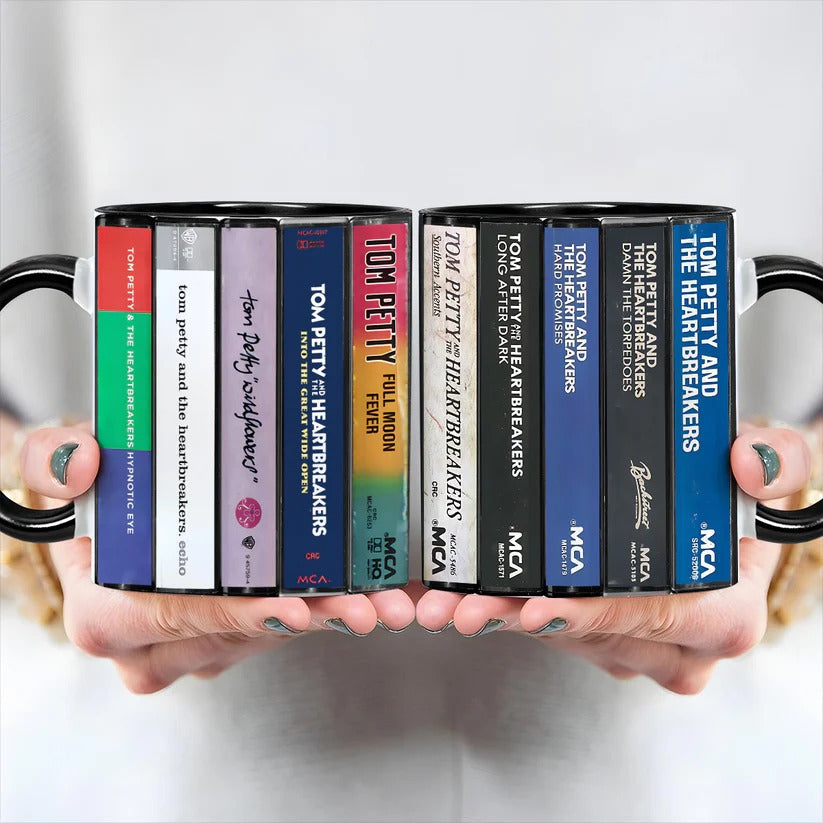 Tom Petty Cassette Accent Mug Retro Gift for Music Lovers GradoCreations