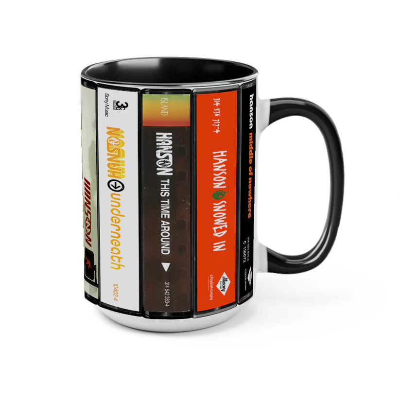 Retro Ceramic Accent Mug featuring Hanson Albums Collection GradoCreations
