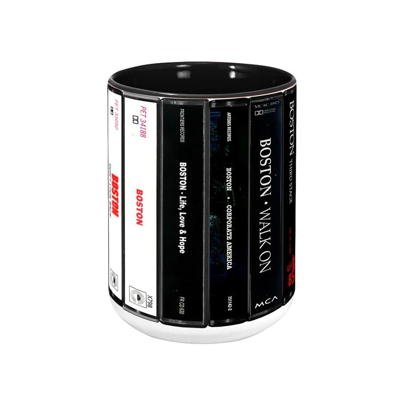 Boston Albums Cassette Collection Ceramic Accent Mug Retro Gift GradoCreations