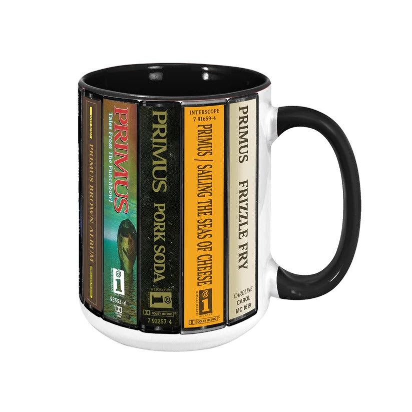 Primus Cassette Collection Retro Accent Mug Ceramic Drinkware GradoCreations