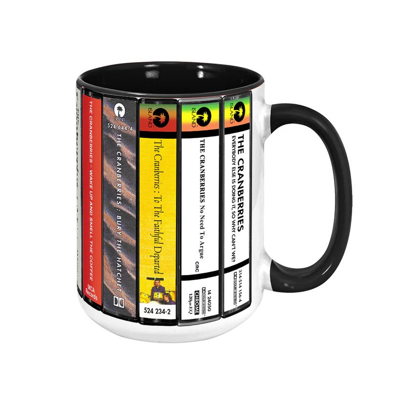 Retro The Cranberries Cassette Collection Accent Mug | Ceramic Drinkware GradoCreations