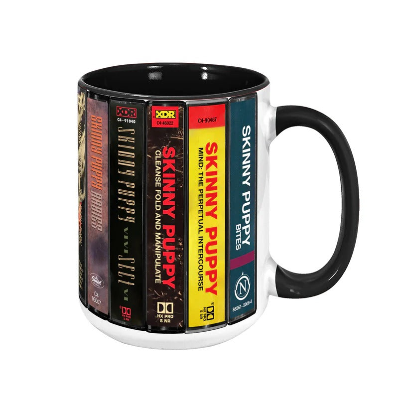 Skinny Puppy Cassette Collection Accent Mug Ceramic Retro Gift GradoCreations