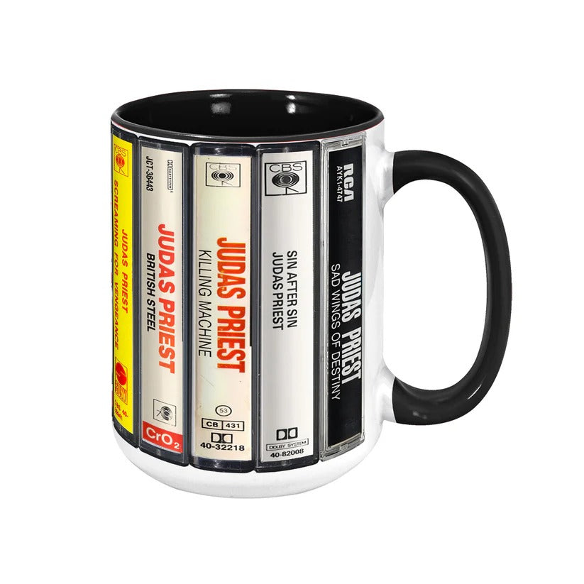 Judas Priest Cassette Accent Mug Retro Gift for Music Lovers GradoCreations