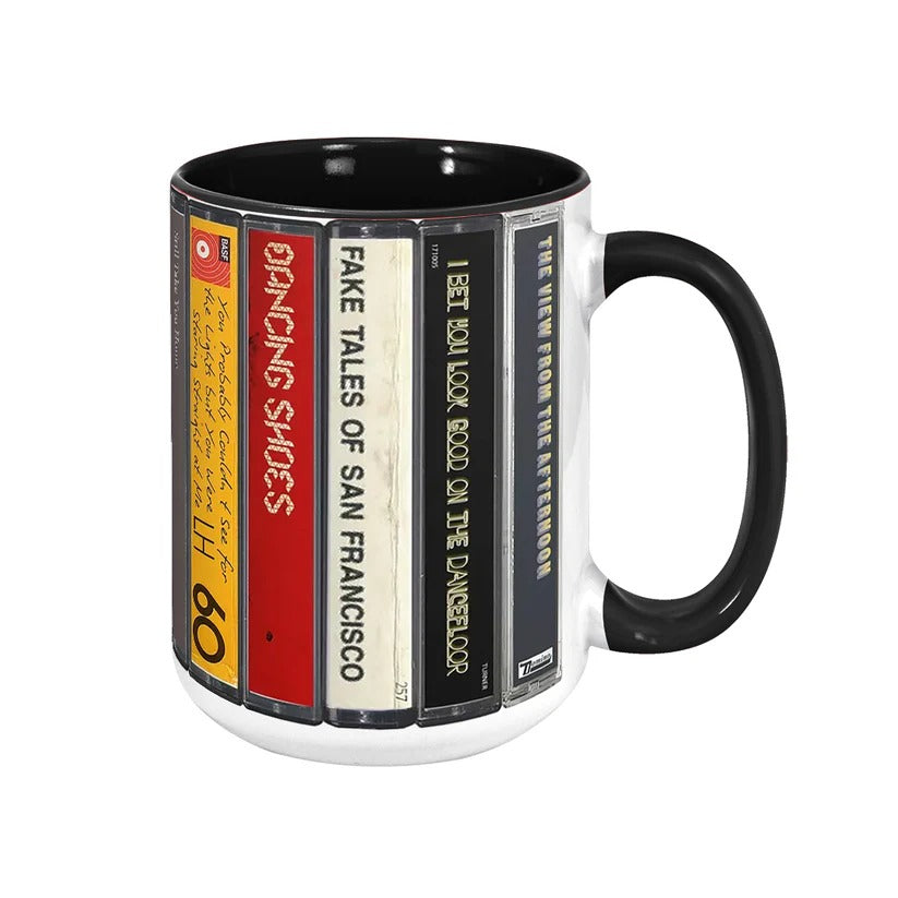 Arctic Monkeys Retro Cassette Accent Mug Ceramic Gift GradoCreations