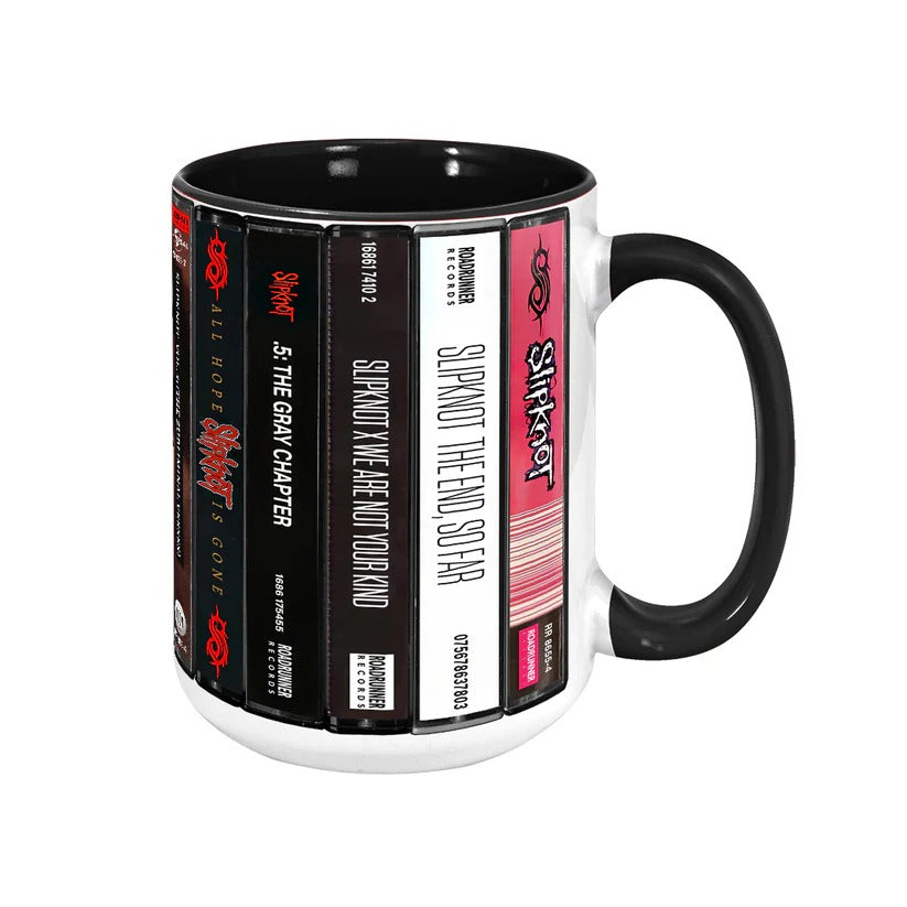 Slipknot Cassette Accent Mug Retro Ceramic Drinkware Gift GradoCreations