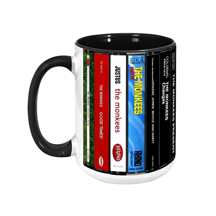 The Monkees Cassette Collection Ceramic Accent Mug Gift GradoCreations