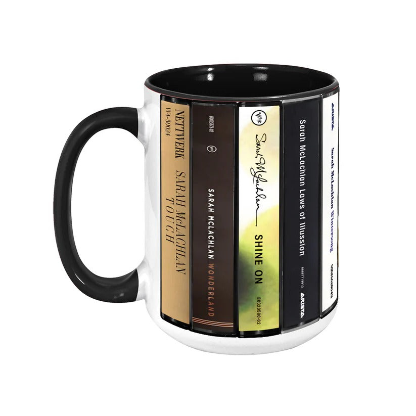 Retro Accent Mug Sarah McLachlan Cassette Collectible Gift GradoCreations