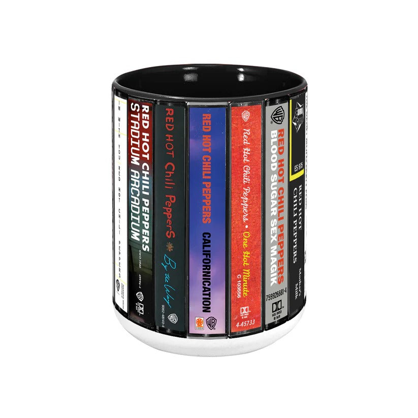 Red Hot Chili Peppers Cassette Accent Mug Ceramic Gift GradoCreations