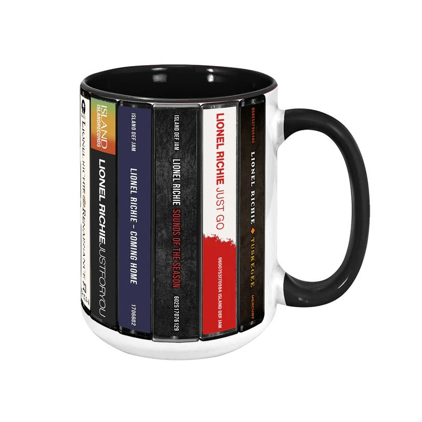 Lionel Richie Cassette Collection Ceramic Accent Mug GradoCreations
