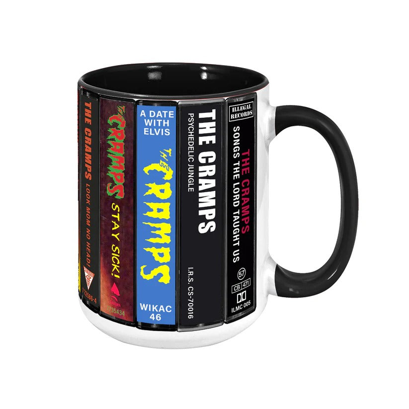 The Cramps Retro Cassette Accent Mug Ceramic Drinkware GradoCreations